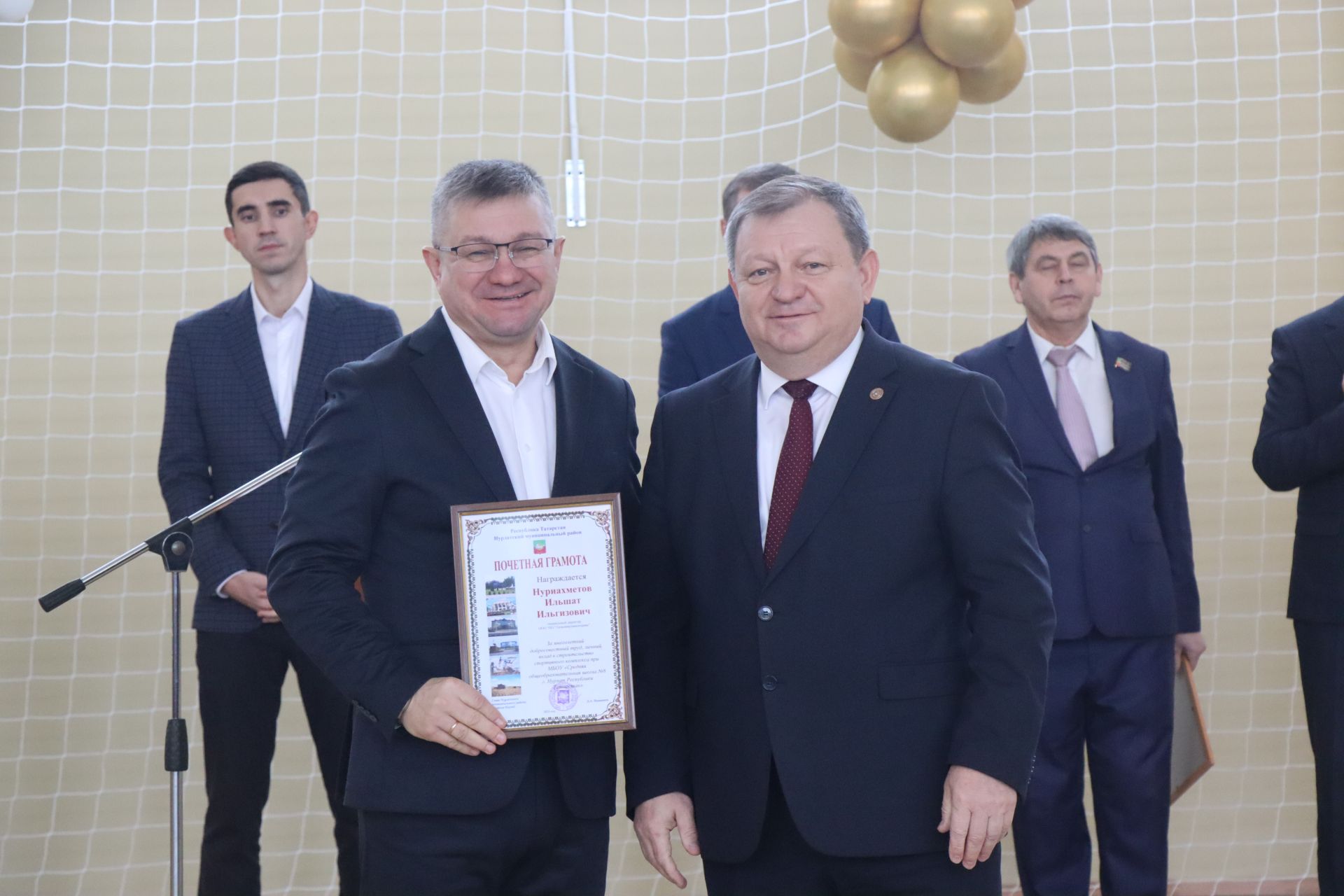 В Нурлате торжественно открыли спортзал городской школы №8 (+фоторепортаж)