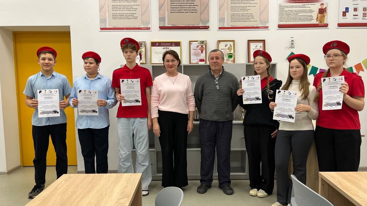 Юнармейцы Нурлата открыли шахматный сезон ярким турниром