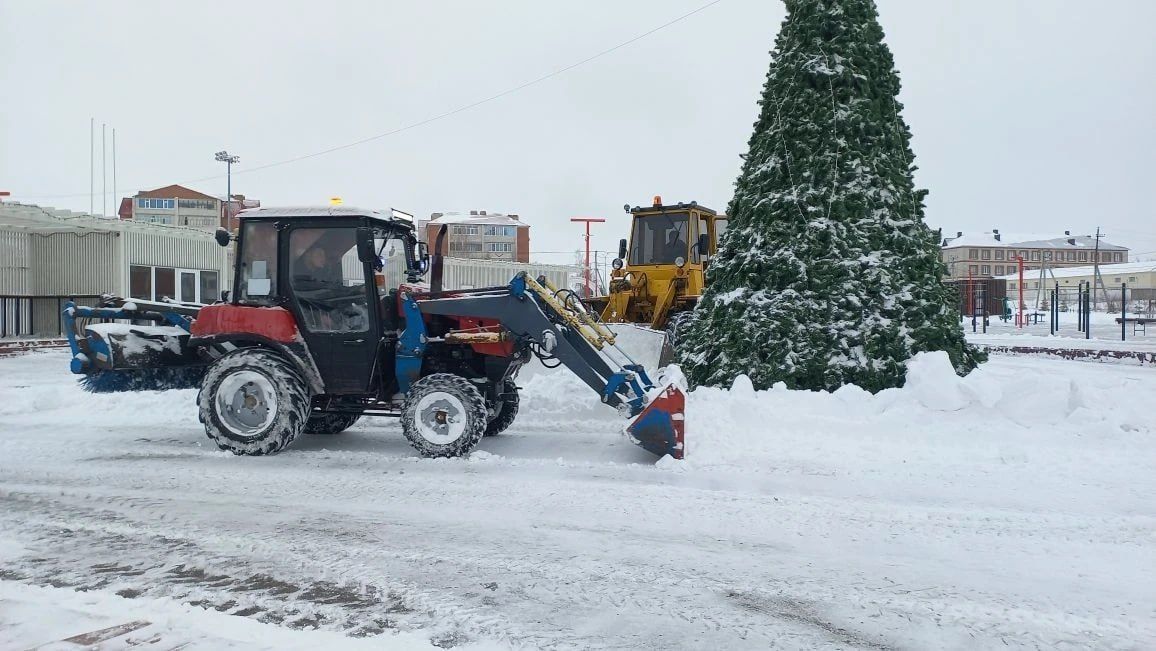 Первый зимний субботник прошёл в нурлатском парке «Спортивный»