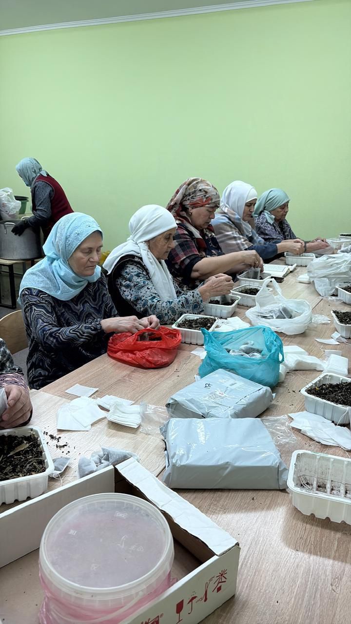 Сегодня в медресе состоялся обычный сбор чаев для бойцов