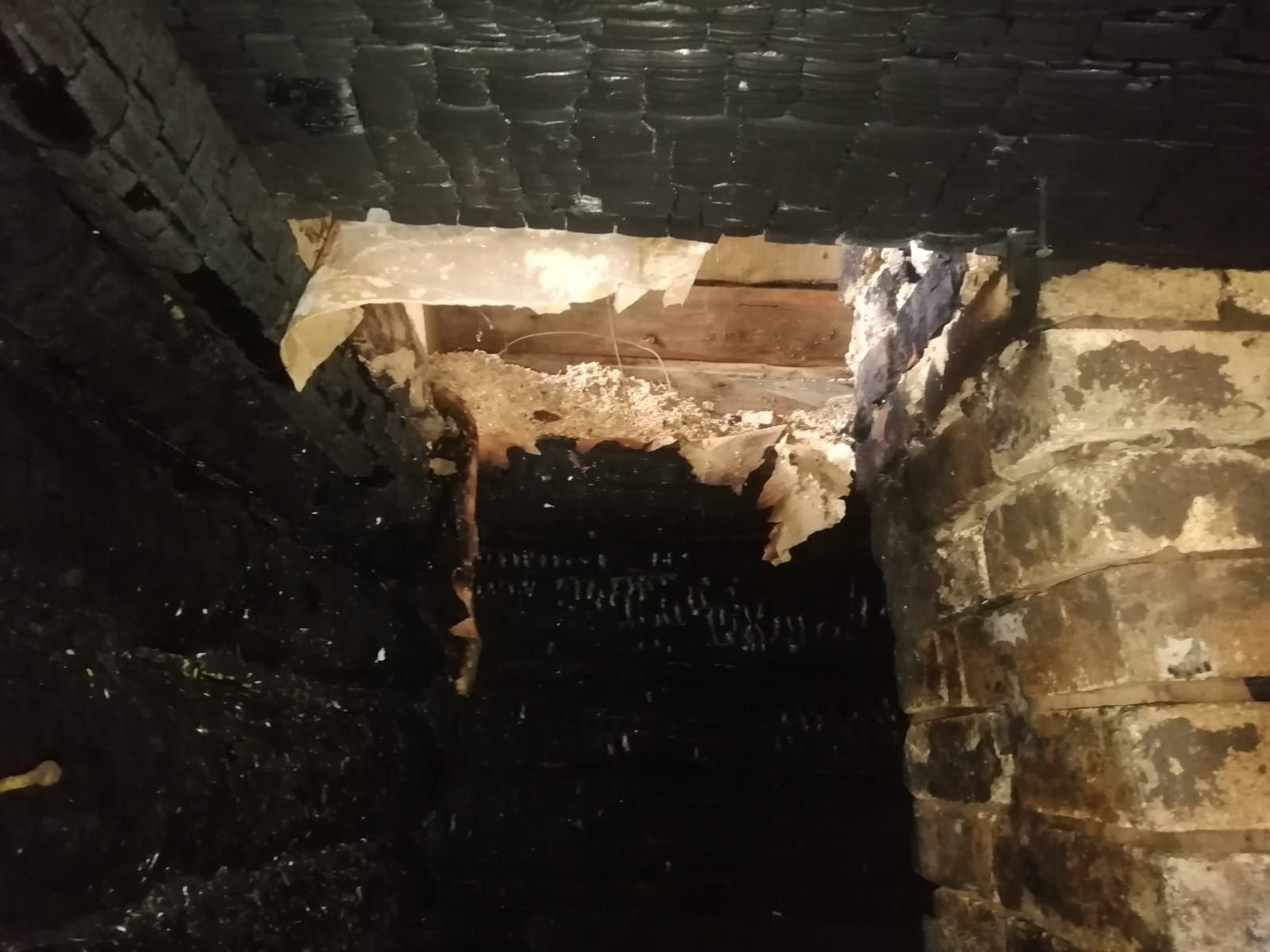 В Нурлате сгорела частная баня из-за неисправности печной трубы