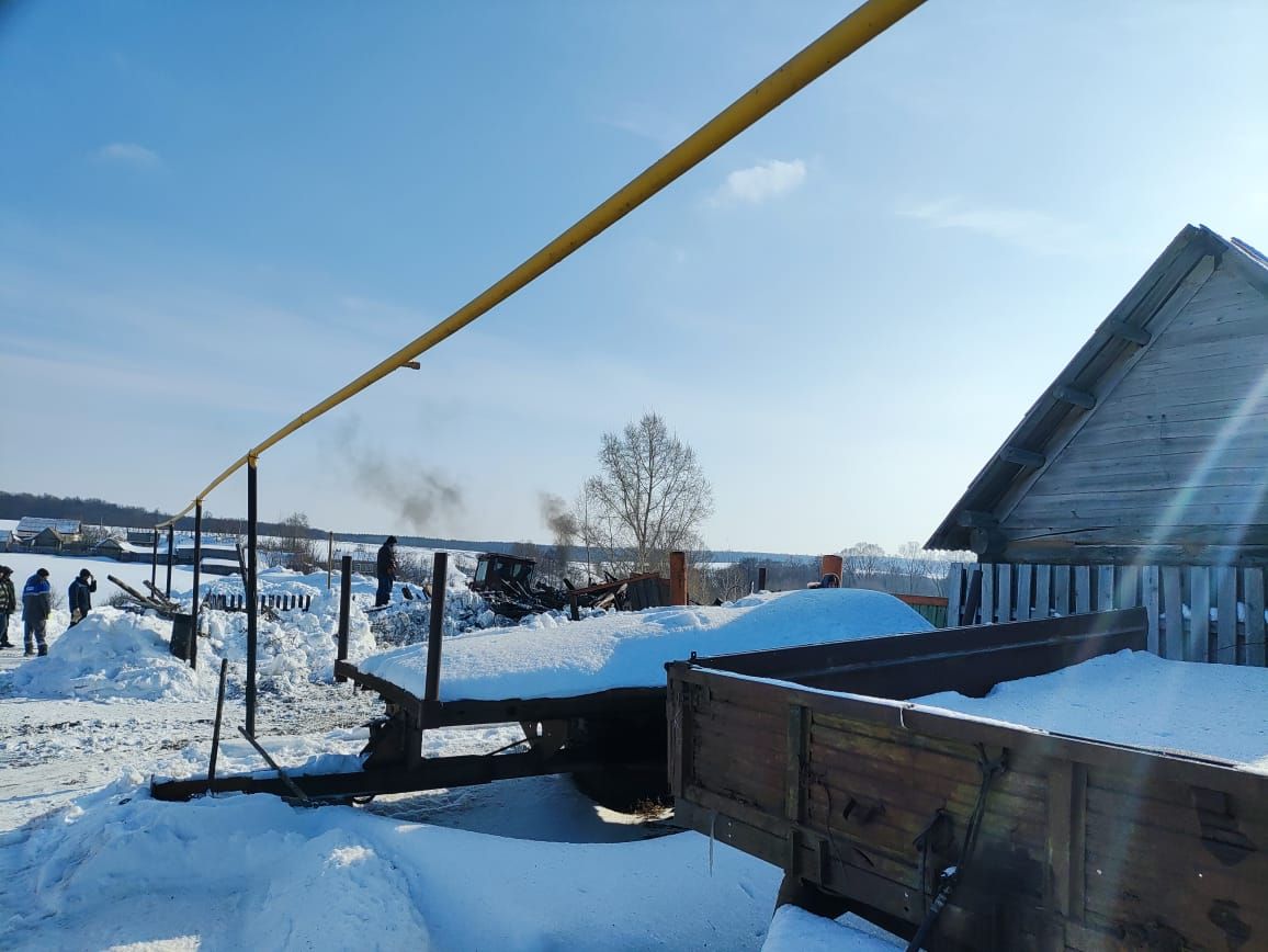 В Нурлатском районе сгорел частный дом из-за неисправного электронагревательного прибора