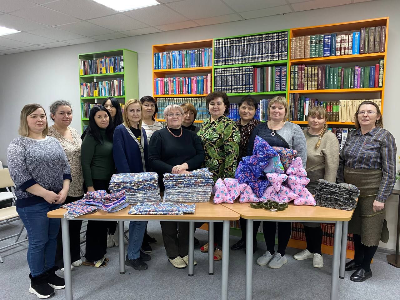 Традиционный «Час добрых дел» продуктивно прошел в центральной библиотеке Нурлата