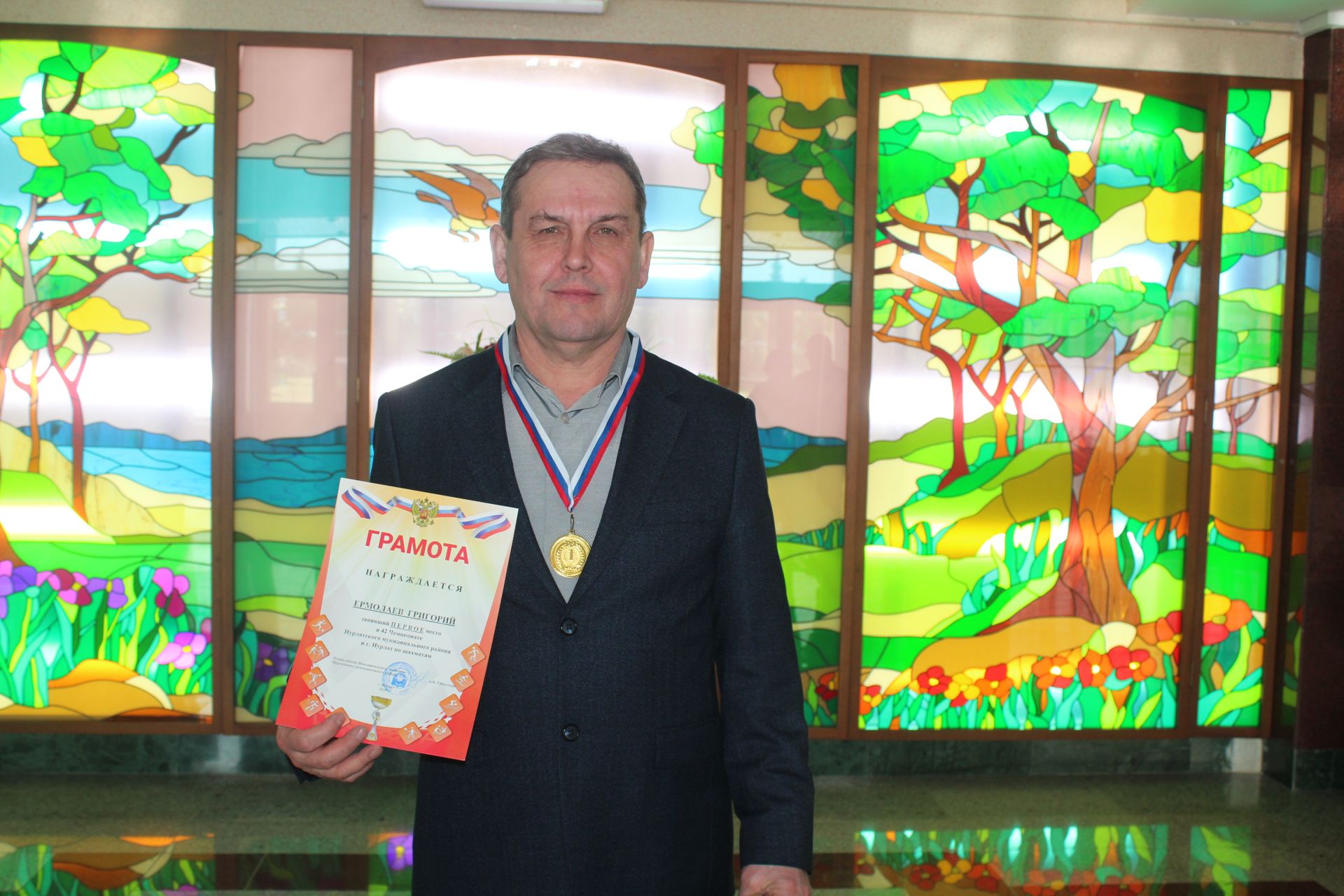 В Нурлате чемпионом по шахматам впервые стал Григорий Ермолаев