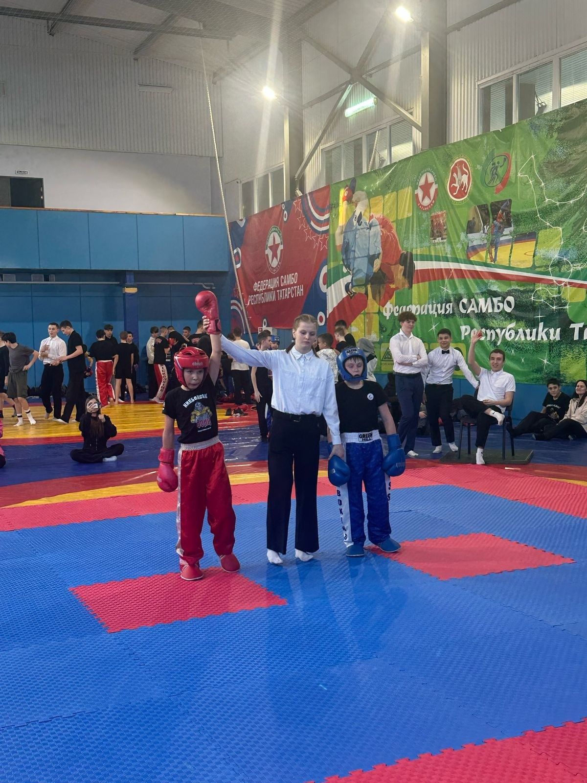 Первенство Нурлата по кикбоксингу: юные спортсмены сразились за звания лучших