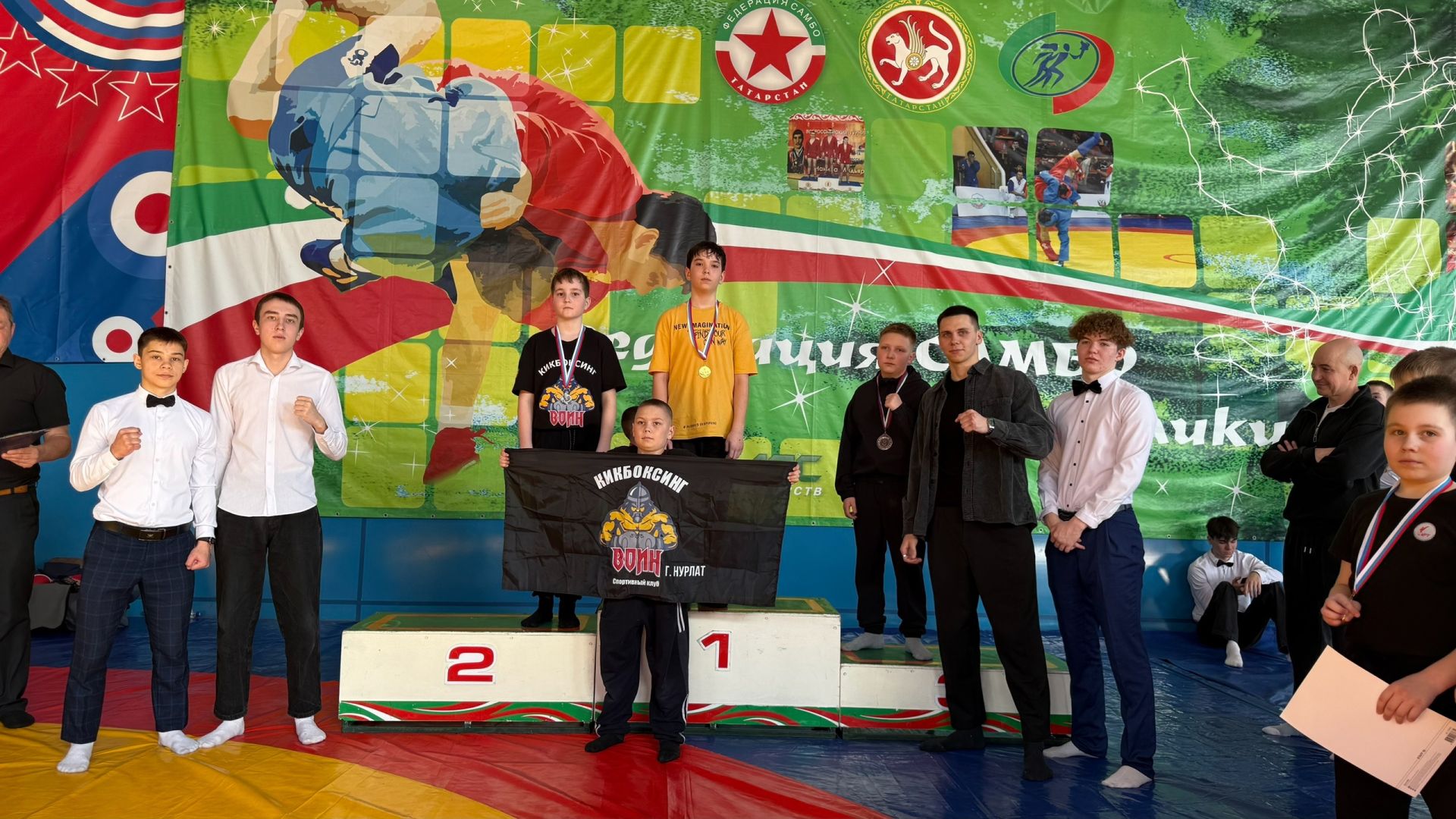Первенство Нурлата по кикбоксингу: юные спортсмены сразились за звания лучших