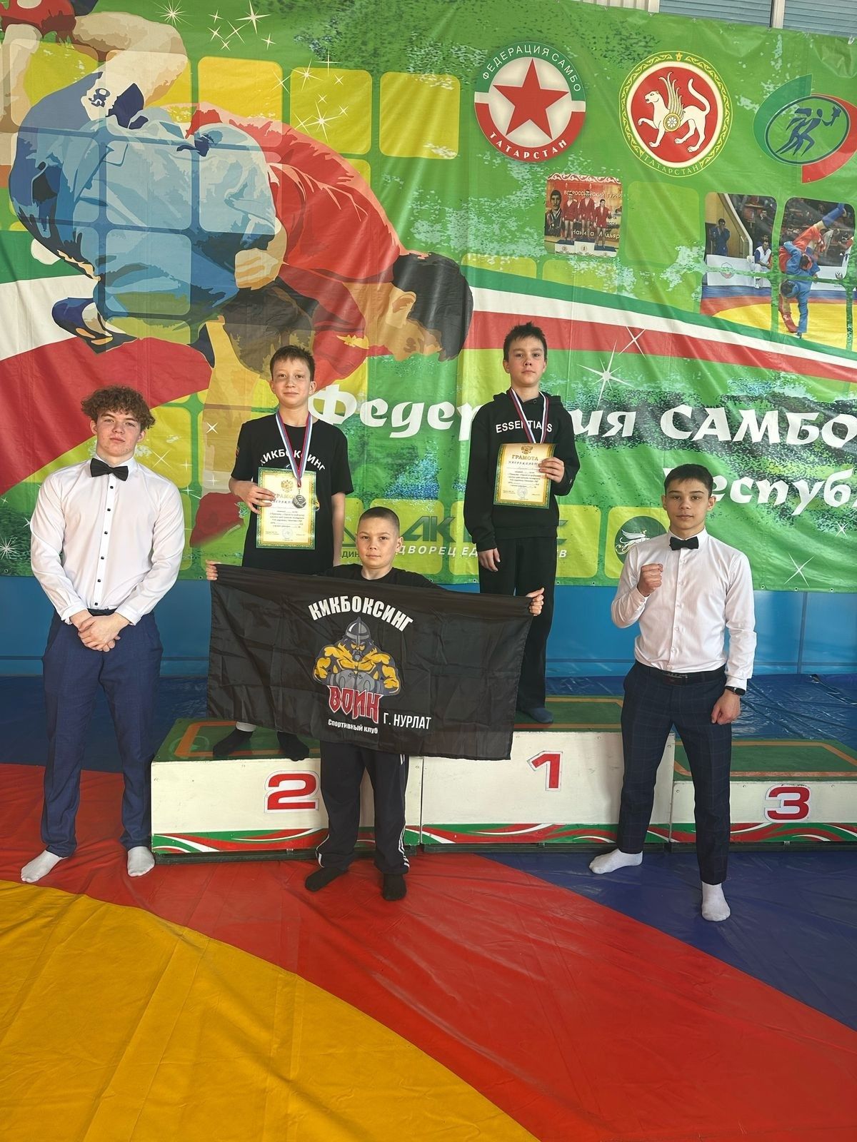 Первенство Нурлата по кикбоксингу: юные спортсмены сразились за звания лучших