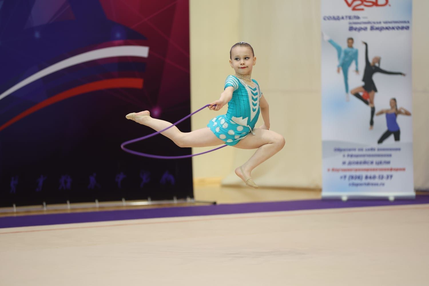 Воспитанницы нурлатской студии художественной гимнастики «Стремление» успешно выступили на турнире «Кубок Весны» в Москве
