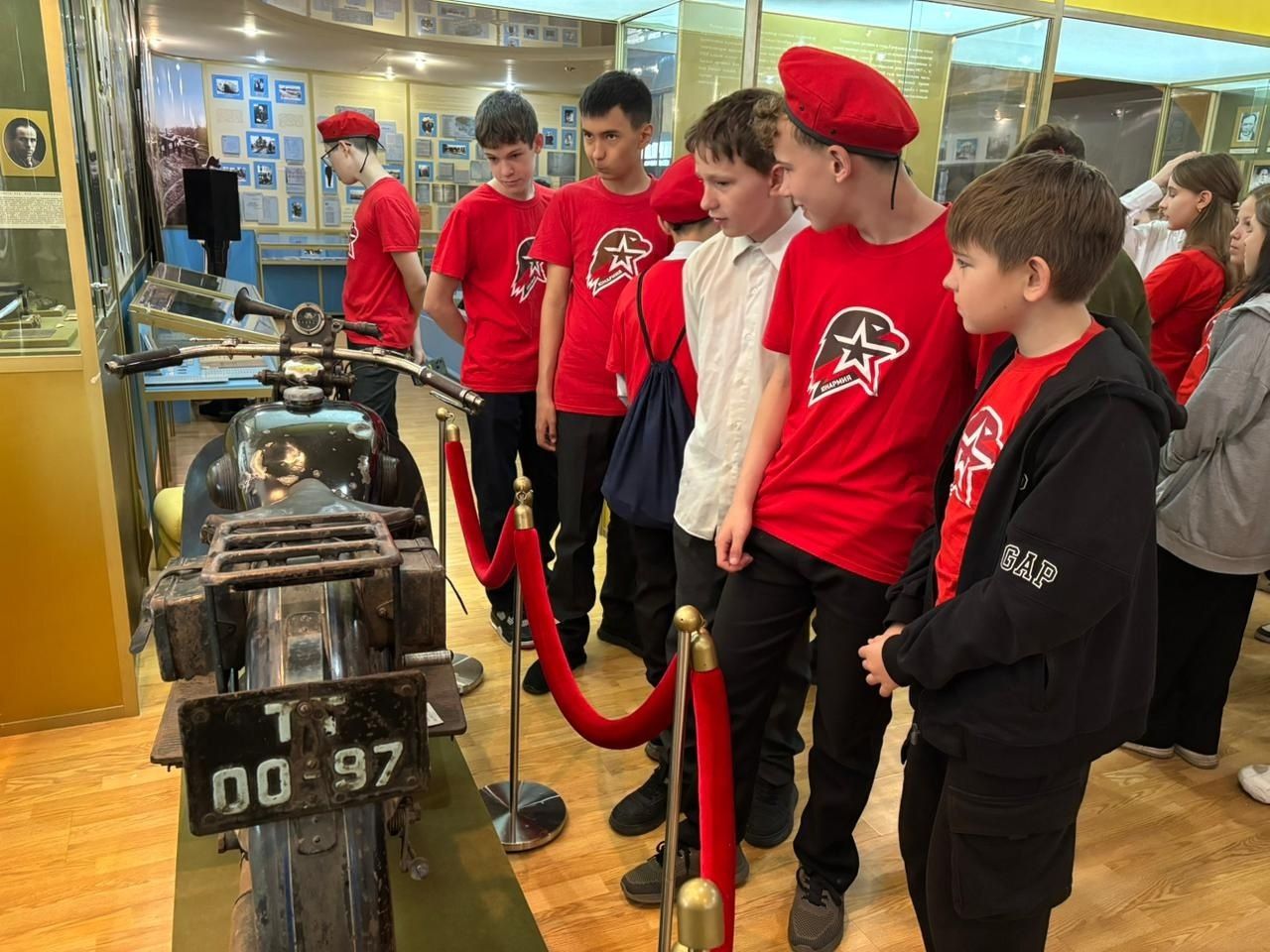 Юнармейцы школы №1 посетили музей истории Закамья