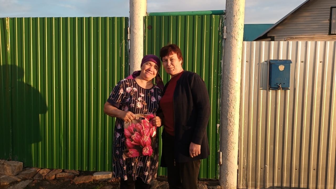 С благодарностью к героям: поздравления ветеранам ВОВ и семьям СВО в Курманаево