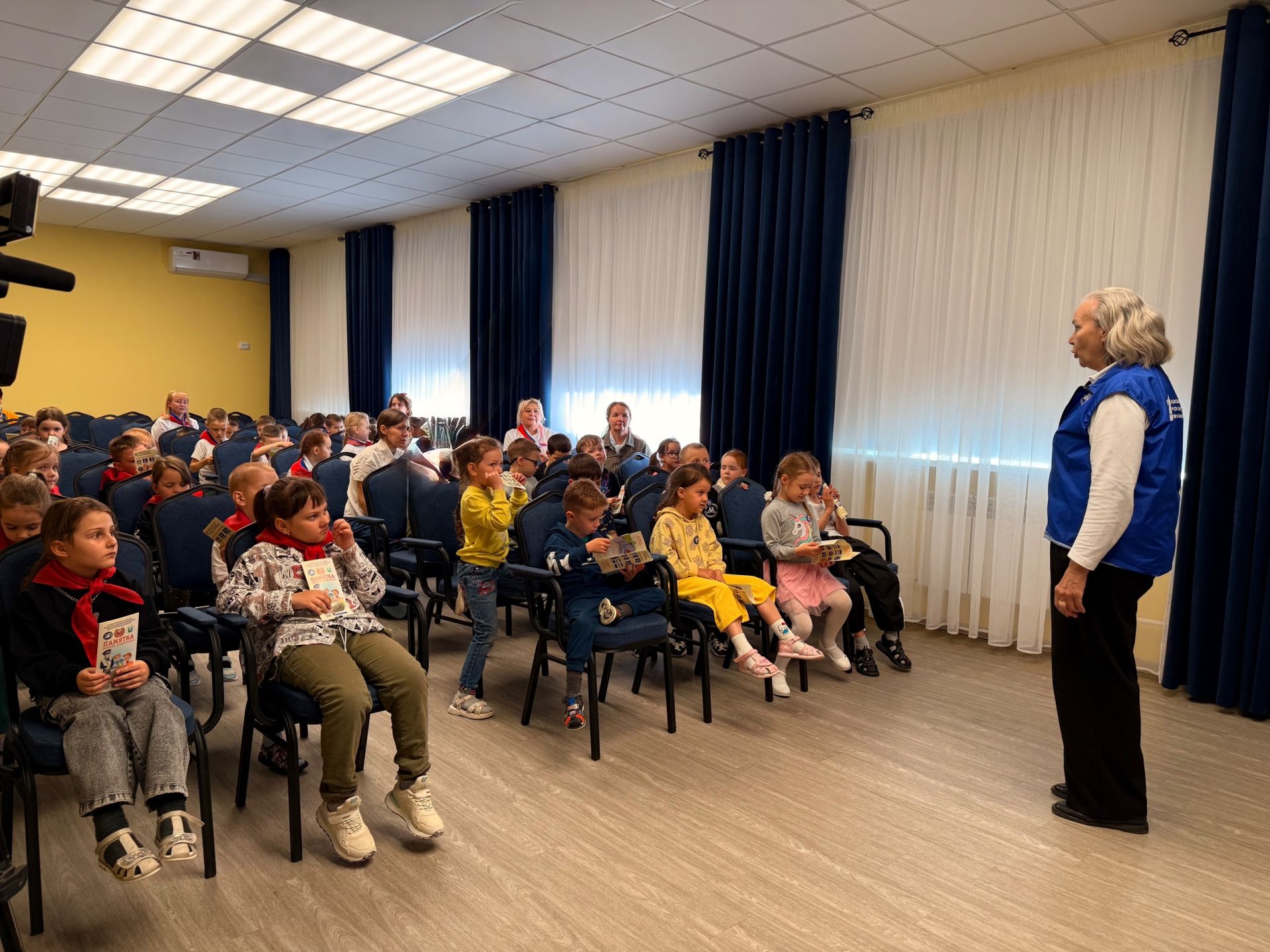 «Движение Первых» и ЮИД Нурлата провели обучающее мероприятие по ПДД для дошкольников