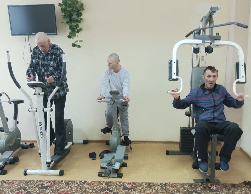 Ежедневная физкультура – залог здоровья и активности для жителей Нурлатского дома-интерната