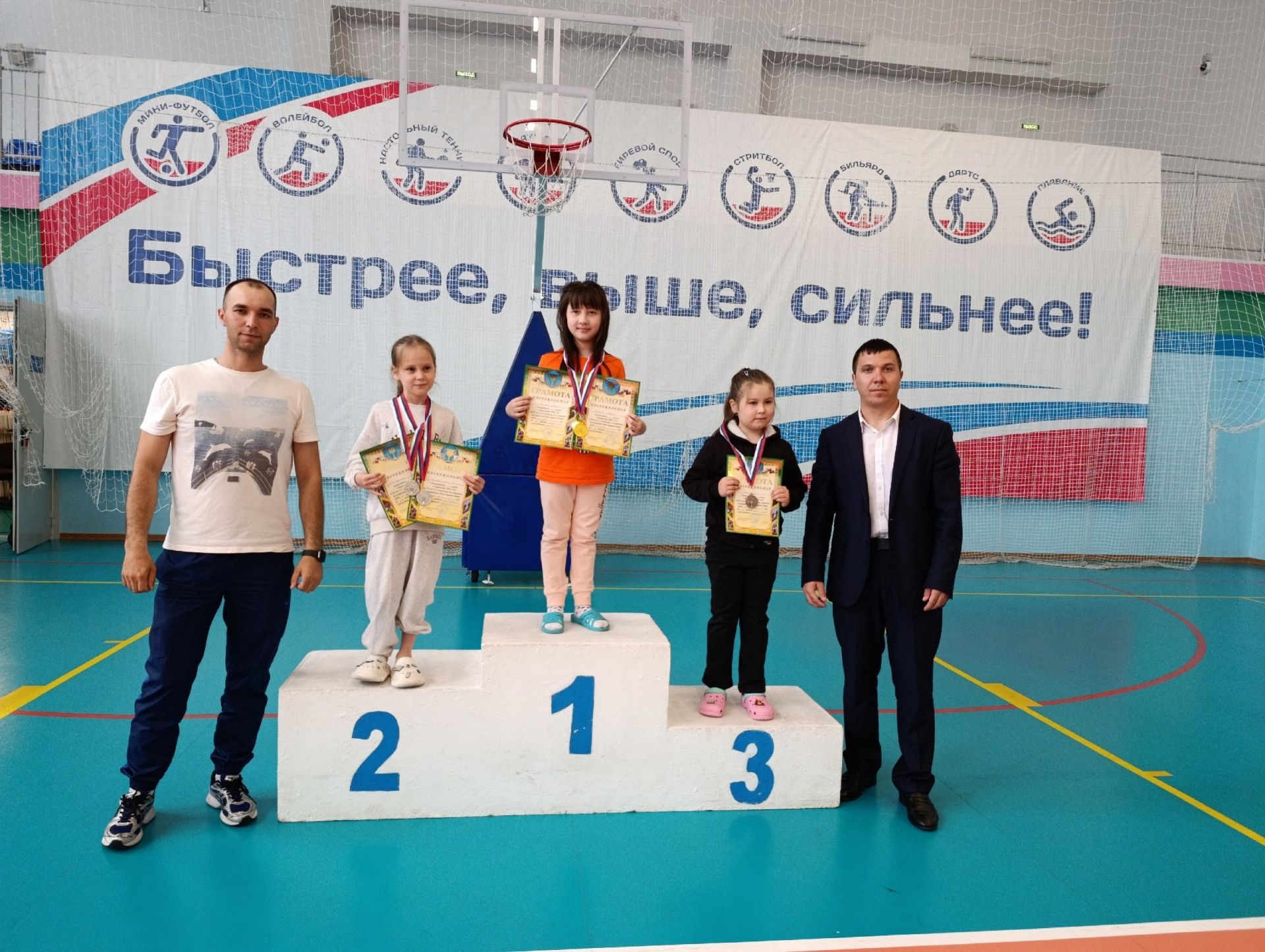 В «Тулпаре» прошли детские соревнования по плаванию