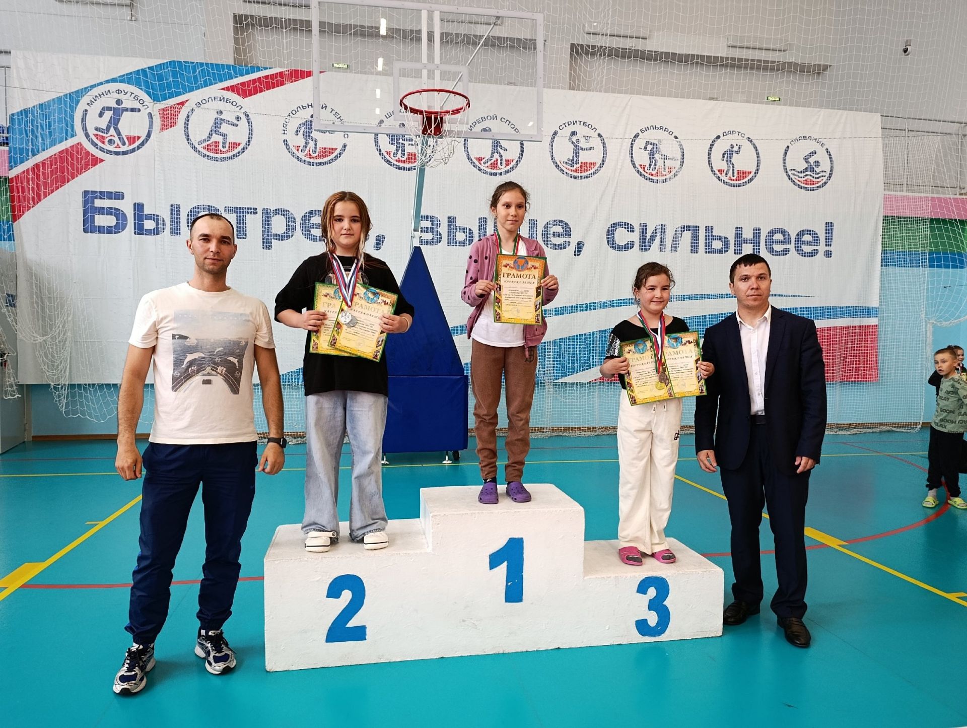 В «Тулпаре» прошли детские соревнования по плаванию