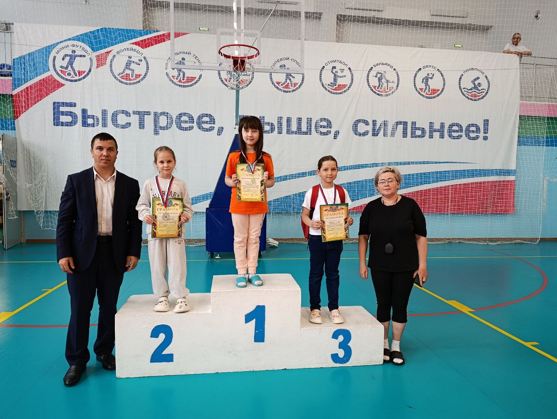 В «Тулпаре» прошли детские соревнования по плаванию