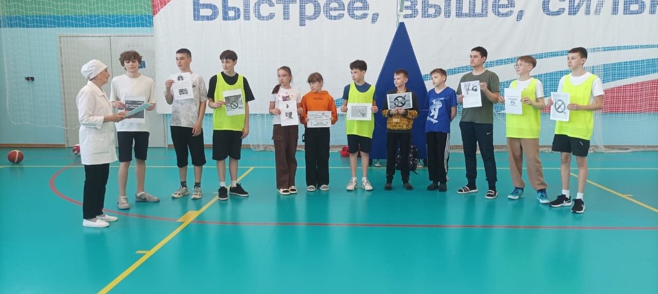 Спорт против табака: в спортшколе им. Г. Хусаинова прошли профилактические беседы
