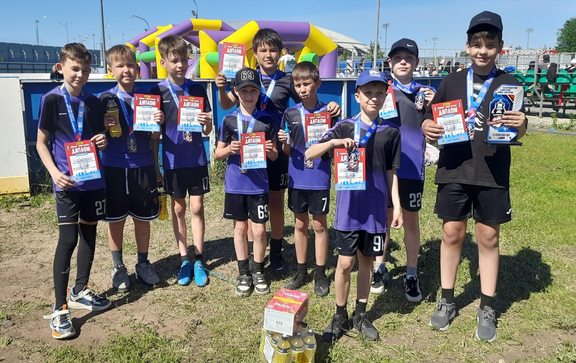 Воспитанники спортшколы им. Г. Хусаинова с триумфом вернулись с международного турнира по мини-футболу