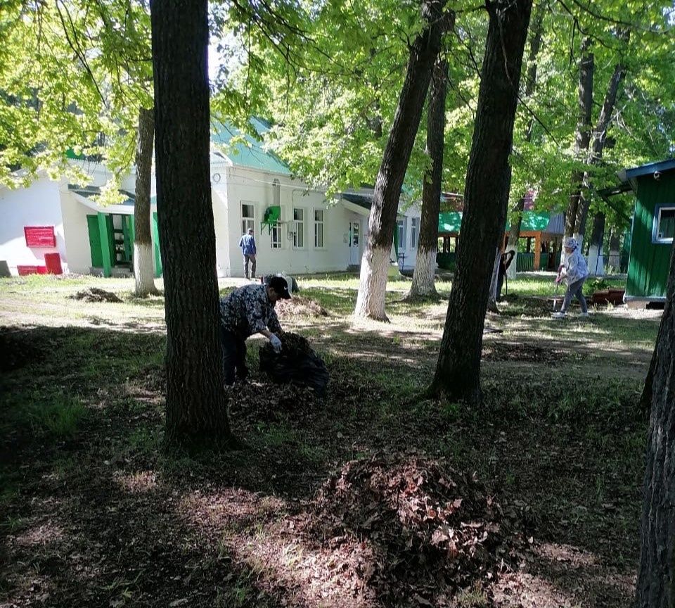 Спортивные объекты Нурлата стали чище: завершилась неделя субботников