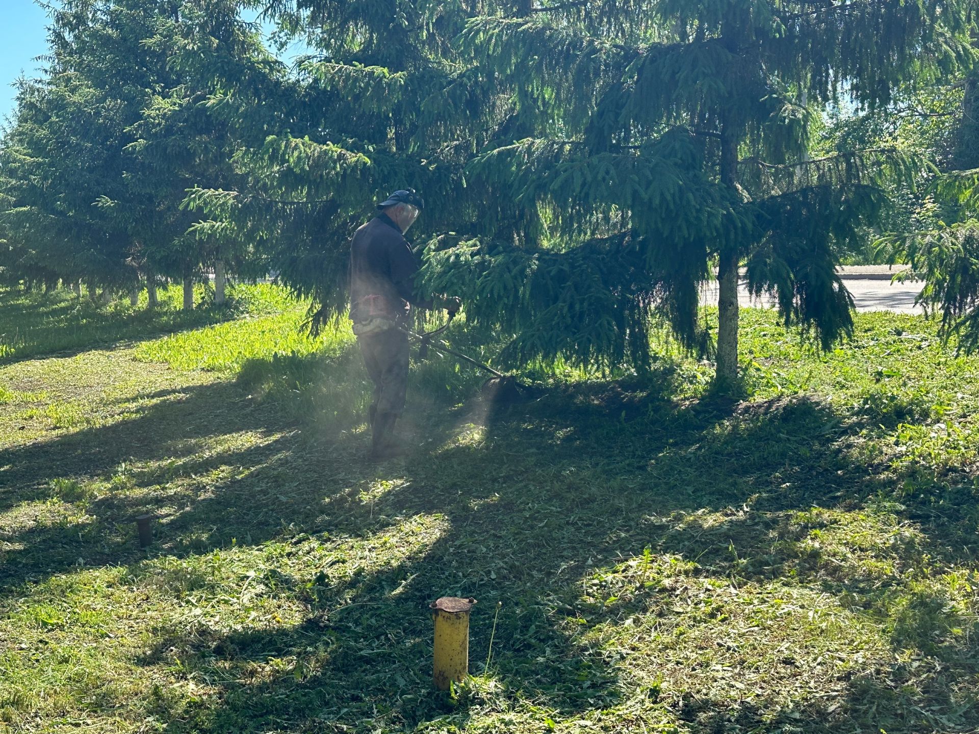 Спортивные объекты Нурлата стали чище: завершилась неделя субботников