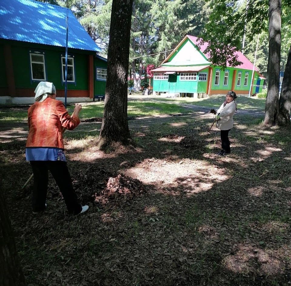 Спортивные объекты Нурлата стали чище: завершилась неделя субботников