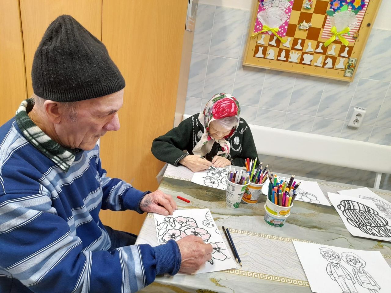 В Нурлатском доме-интернате для престарелых и инвалидов отметили майские праздники