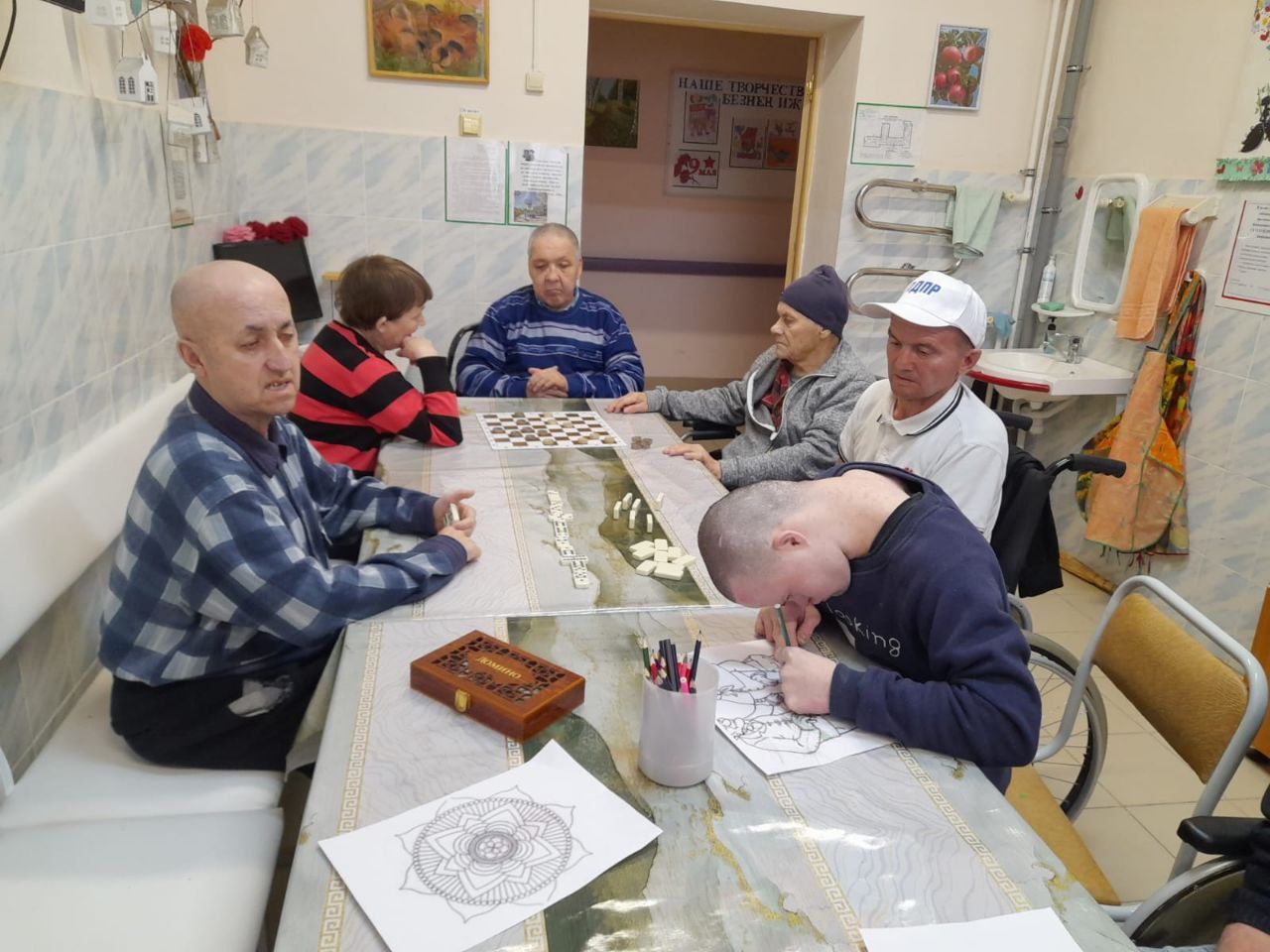 В Нурлатском доме-интернате для престарелых и инвалидов отметили майские праздники