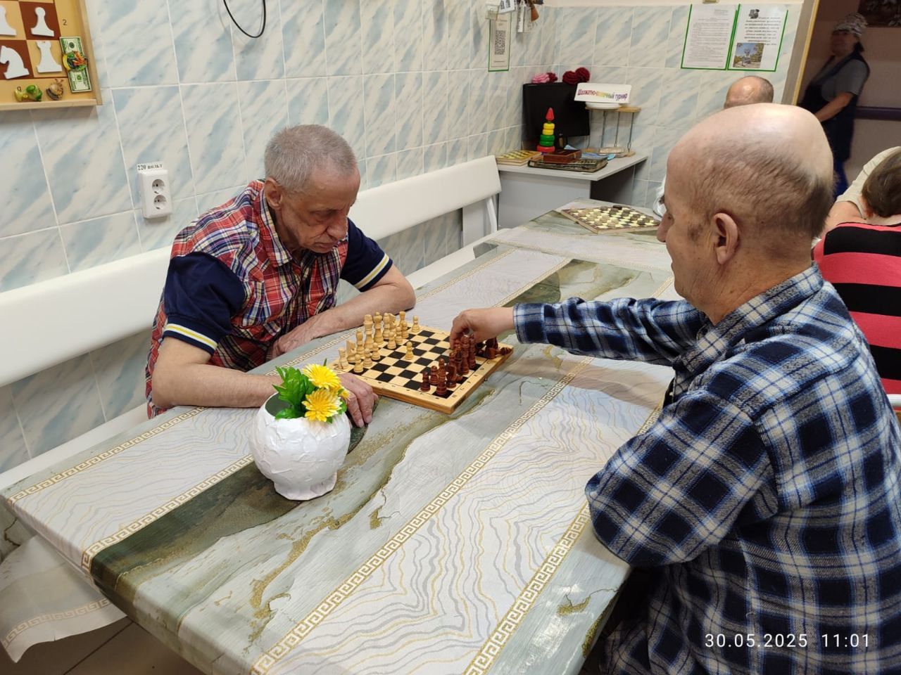 В Нурлатском доме-интернате прошел шахматно-шашечный турнир