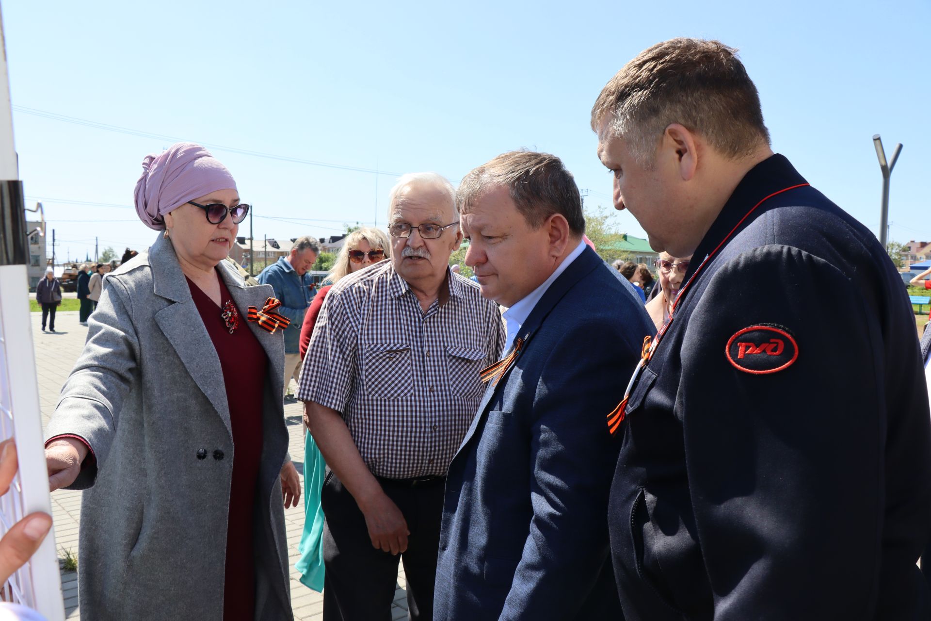 В Нурлате торжественно открыли Аллею Победы в честь героев-железнодорожников