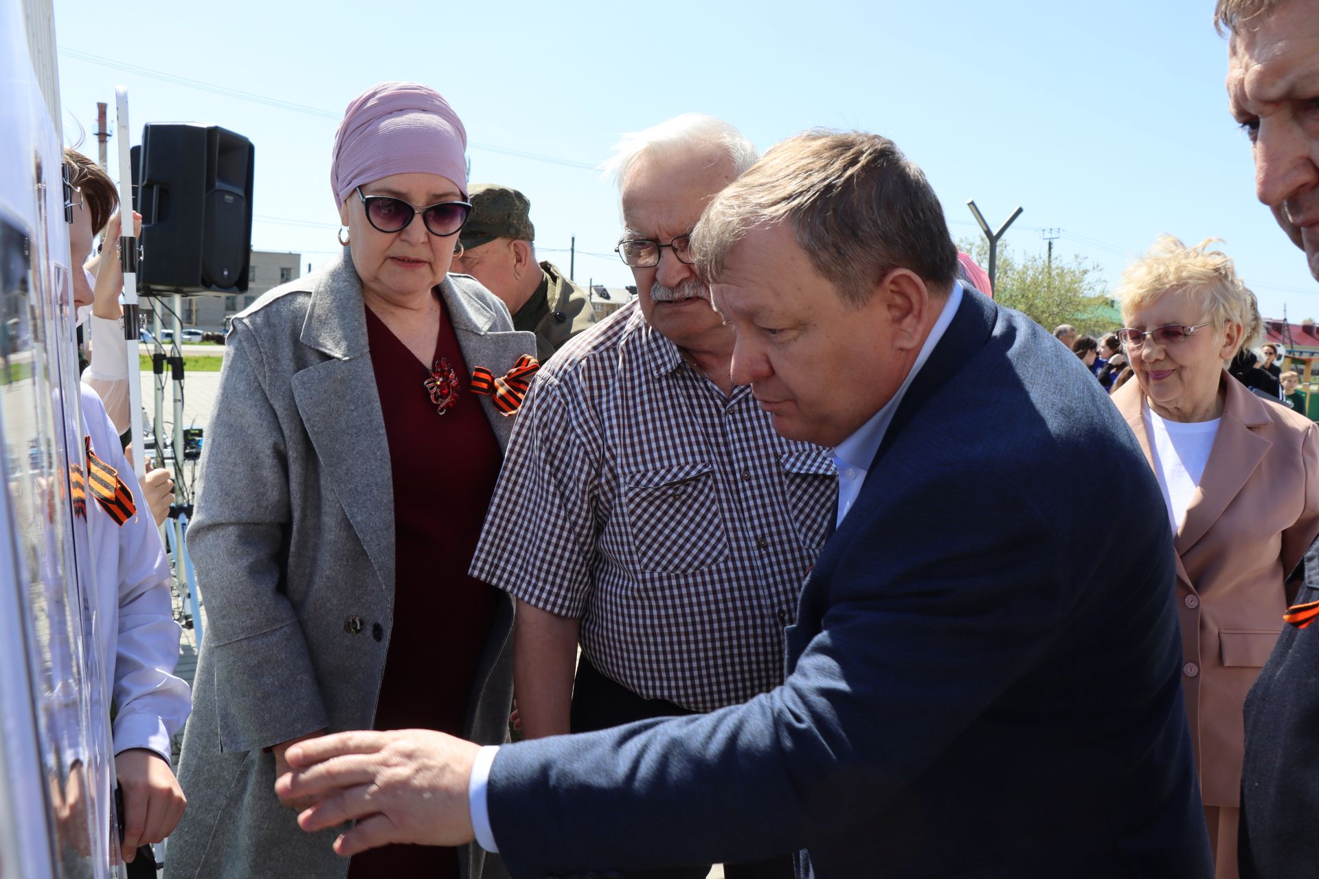 В Нурлате торжественно открыли Аллею Победы в честь героев-железнодорожников