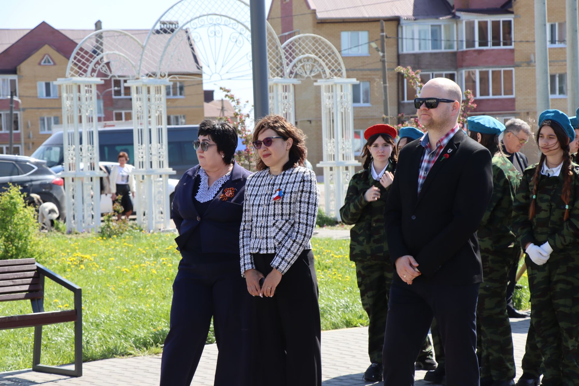 В Нурлате торжественно открыли Аллею Победы в честь героев-железнодорожников