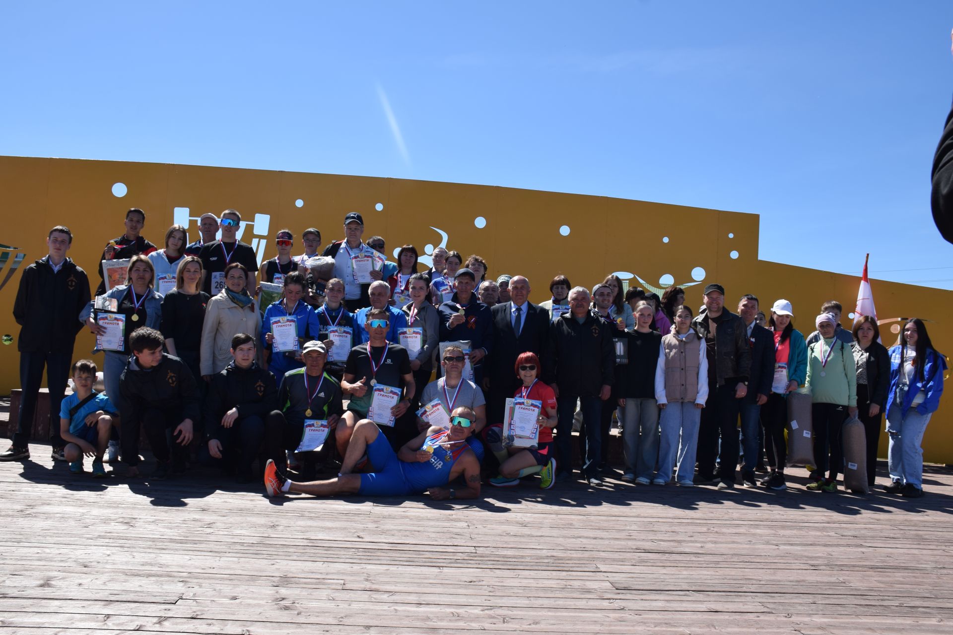 Самый юный участник пробега «Караульная Гора-Нурлат» Артем Жирнов посвятил свой забег подвигам прадедов