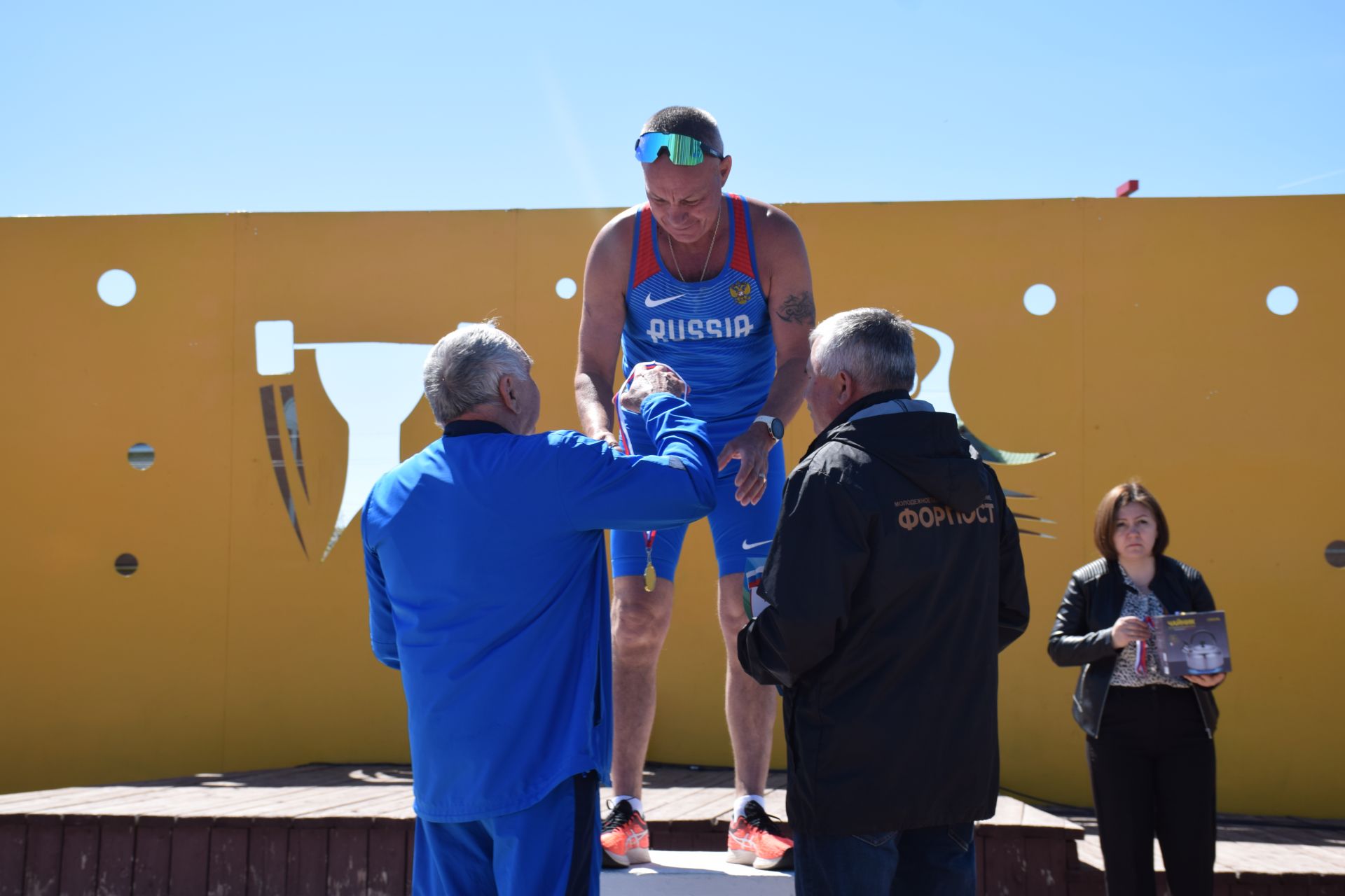 Самый юный участник пробега «Караульная Гора-Нурлат» Артем Жирнов посвятил свой забег подвигам прадедов