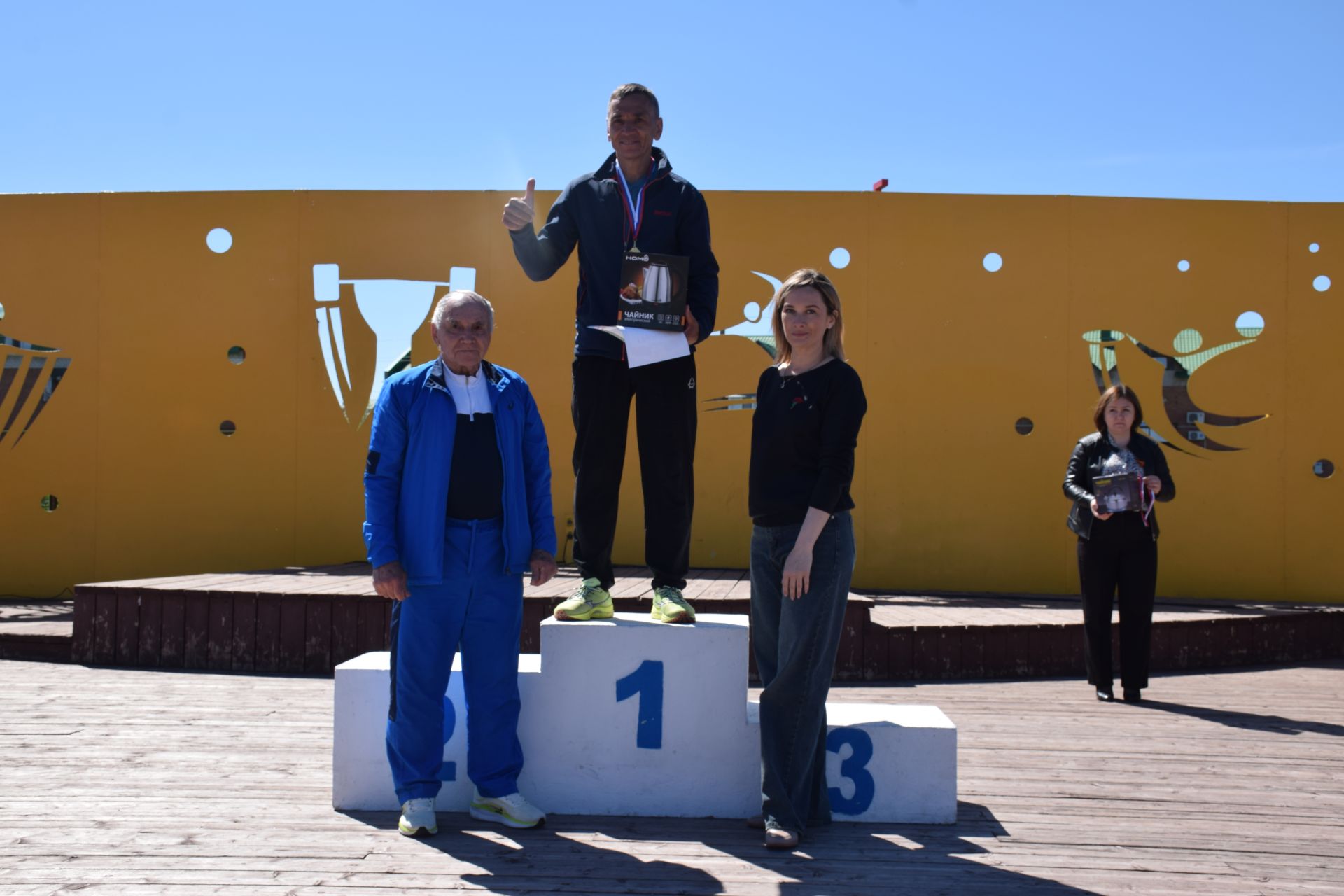 Самый юный участник пробега «Караульная Гора-Нурлат» Артем Жирнов посвятил свой забег подвигам прадедов