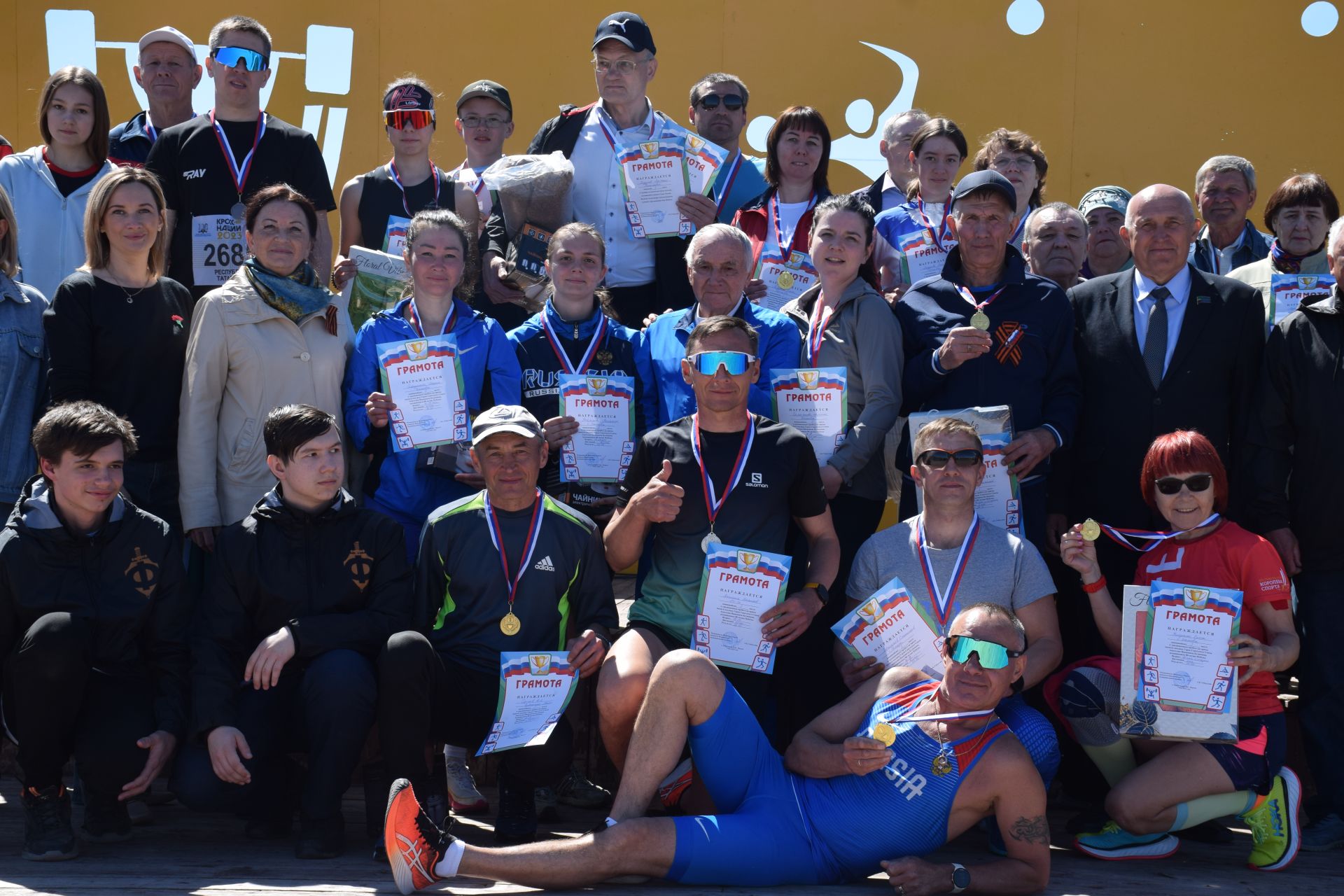 Самый юный участник пробега «Караульная Гора-Нурлат» Артем Жирнов посвятил свой забег подвигам прадедов