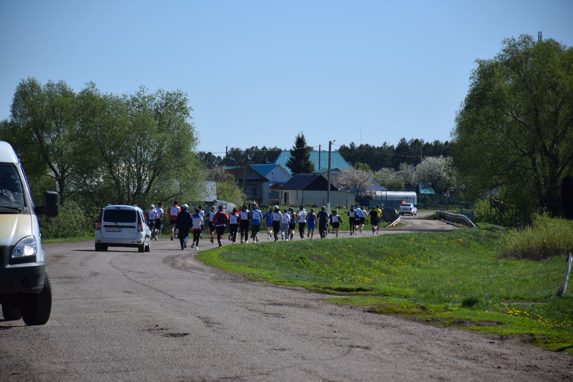 Самый юный участник пробега «Караульная Гора-Нурлат» Артем Жирнов посвятил свой забег подвигам прадедов