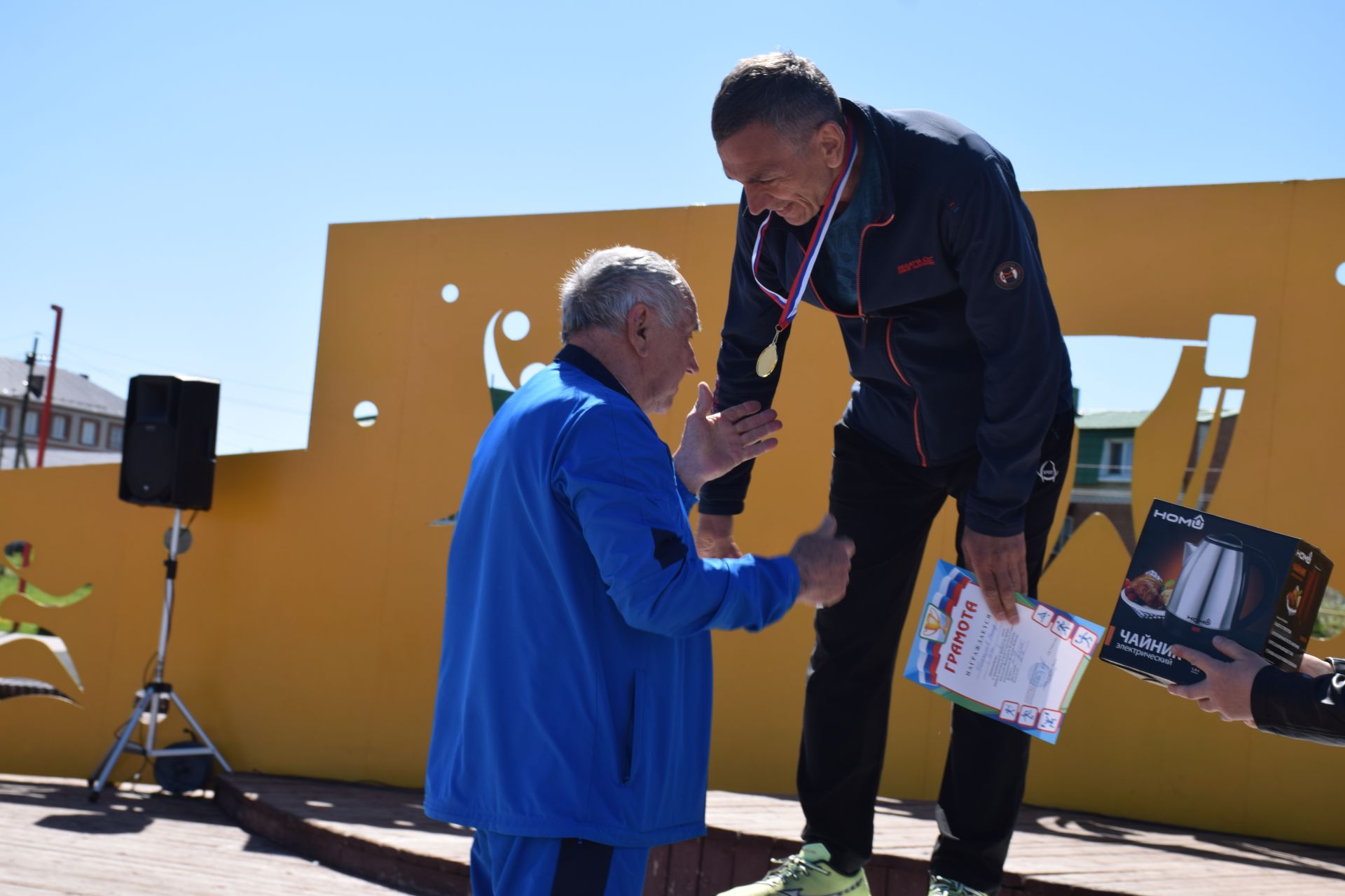 Самый юный участник пробега «Караульная Гора-Нурлат» Артем Жирнов посвятил свой забег подвигам прадедов