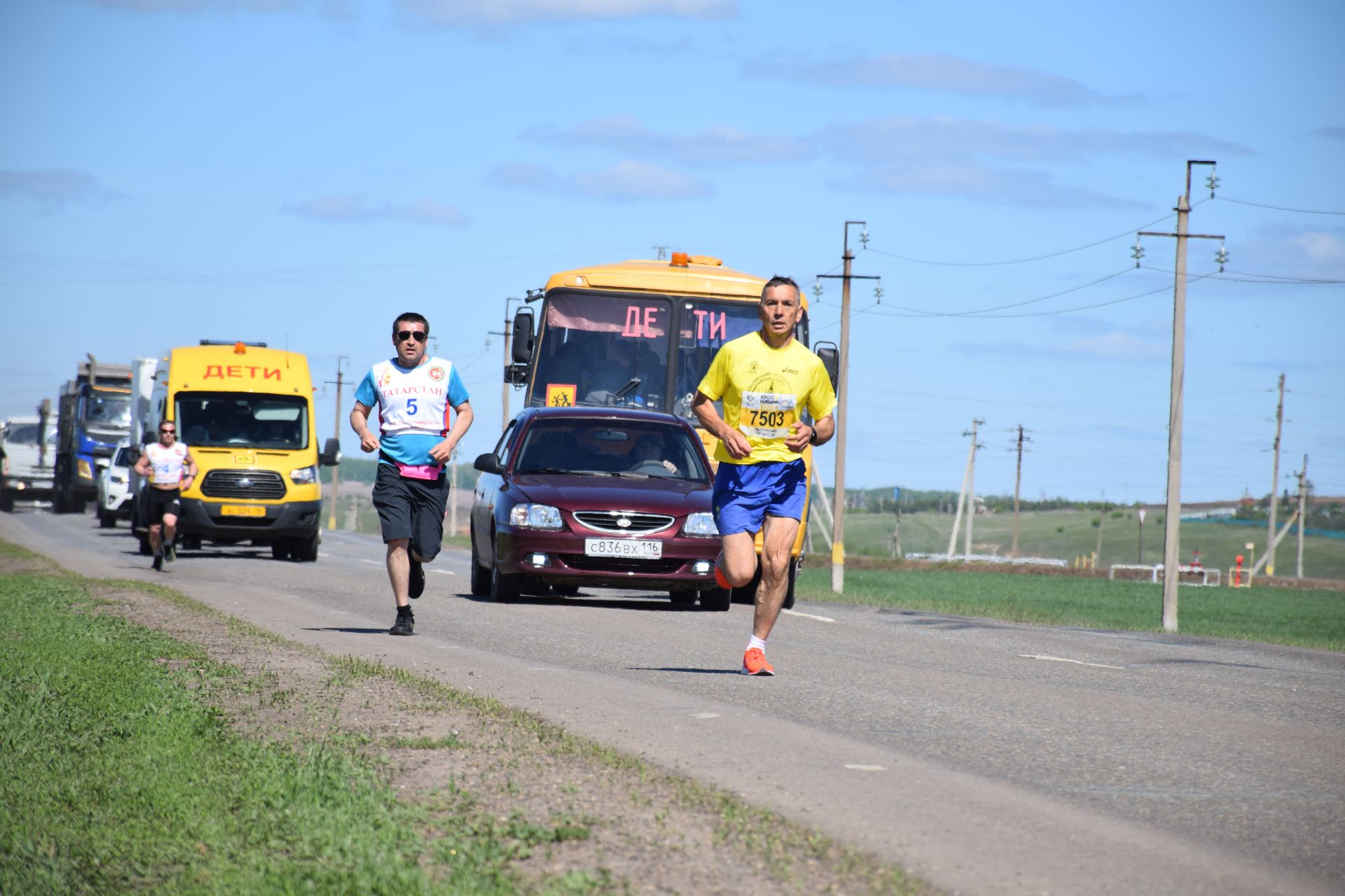 Самый юный участник пробега «Караульная Гора-Нурлат» Артем Жирнов посвятил свой забег подвигам прадедов