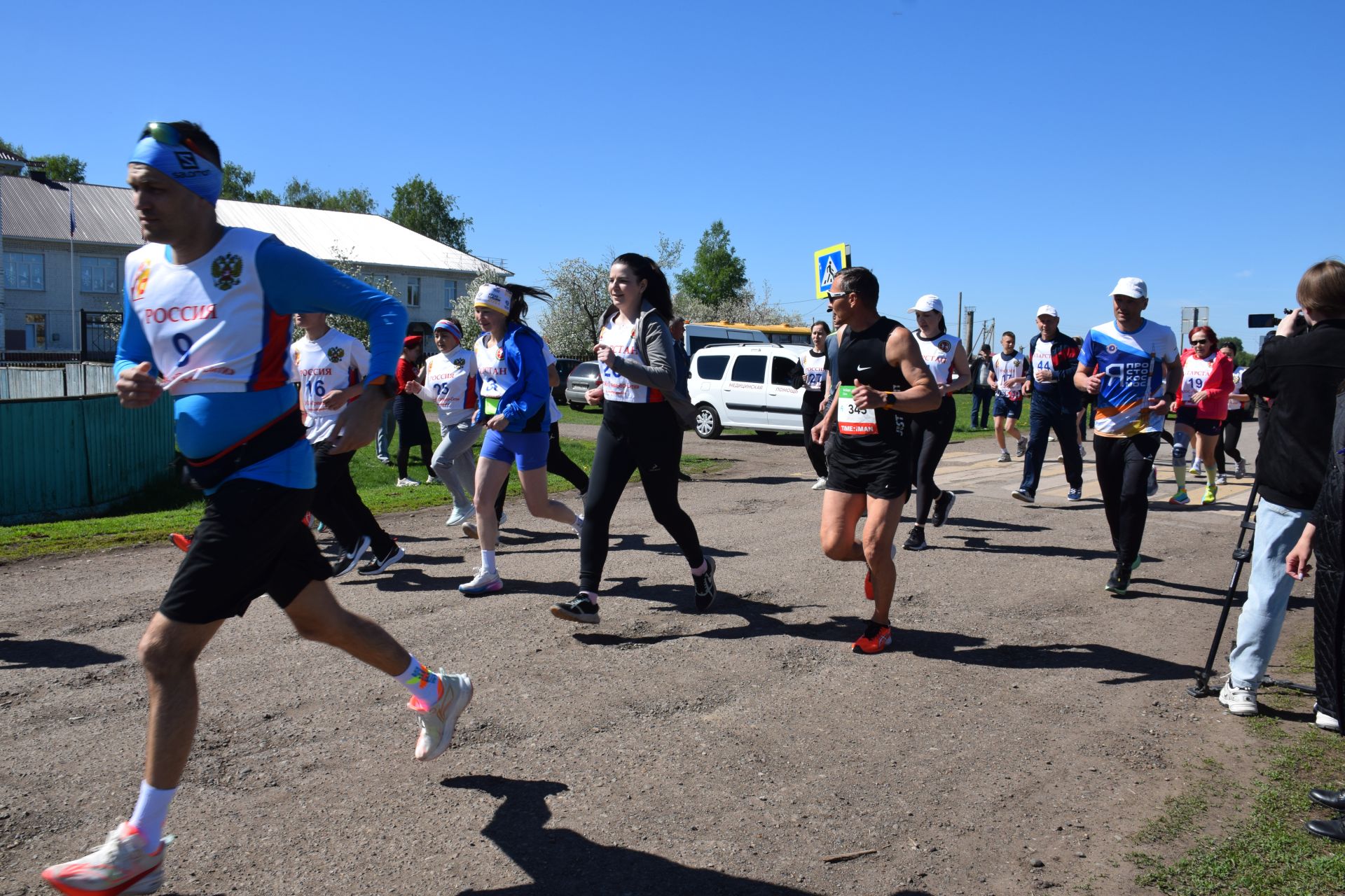 Самый юный участник пробега «Караульная Гора-Нурлат» Артем Жирнов посвятил свой забег подвигам прадедов