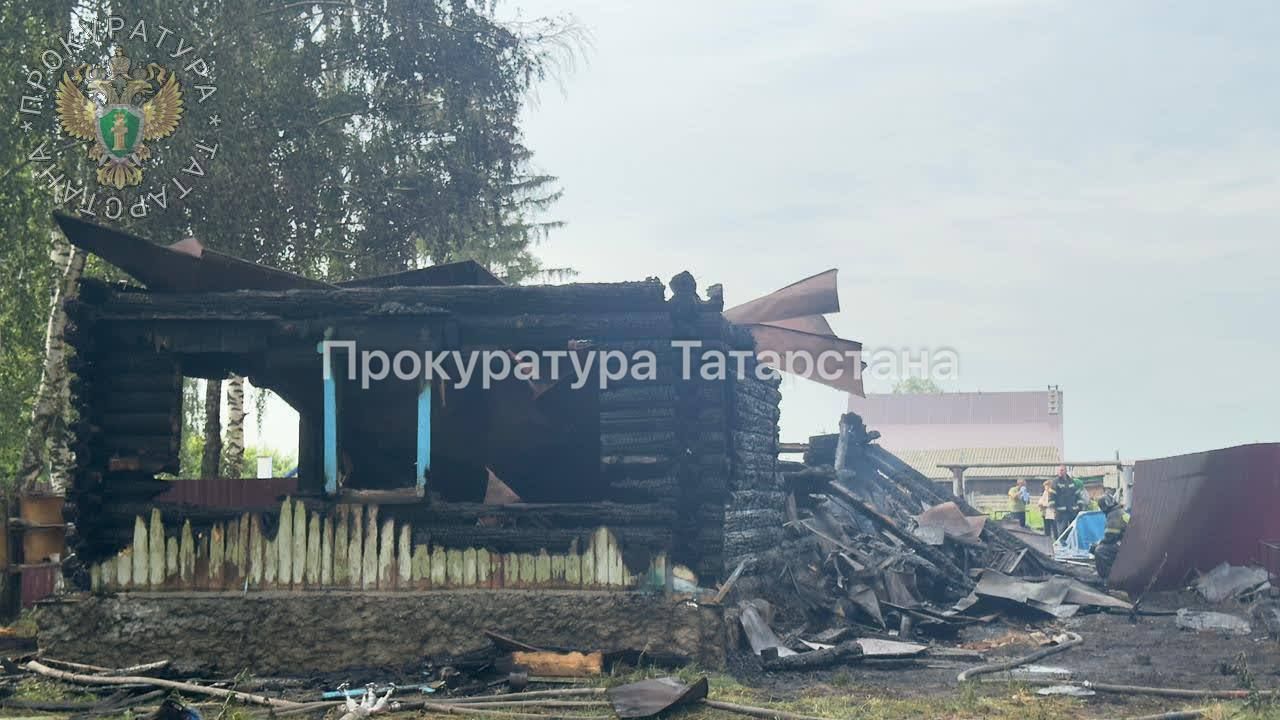 Трагедия в Чистопольском районе: при пожаре погибла 9-летняя девочка