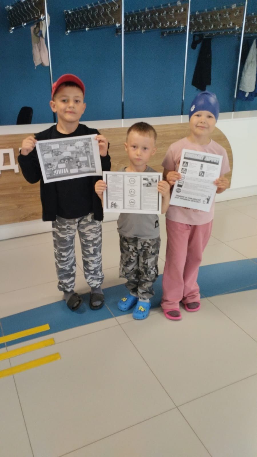 Профилактическая акция «Будьте внимательны на дороге!» прошла в спортивной школе им. Г. Хусаинова