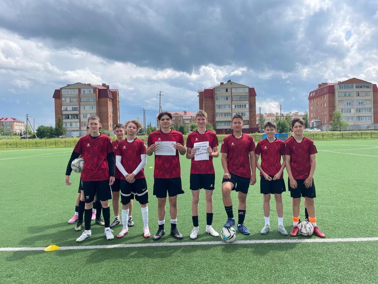 Профилактическая акция «Будьте внимательны на дороге!» прошла в спортивной школе им. Г. Хусаинова