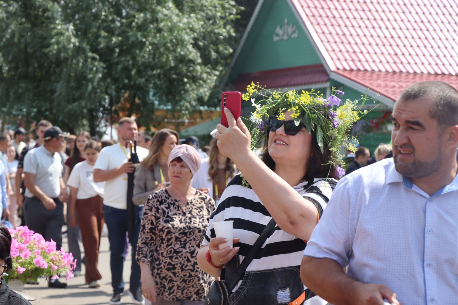 Нурлатское подворье на казанском Сабантуе посетил Раис Татарстана (+ фоторепортаж)