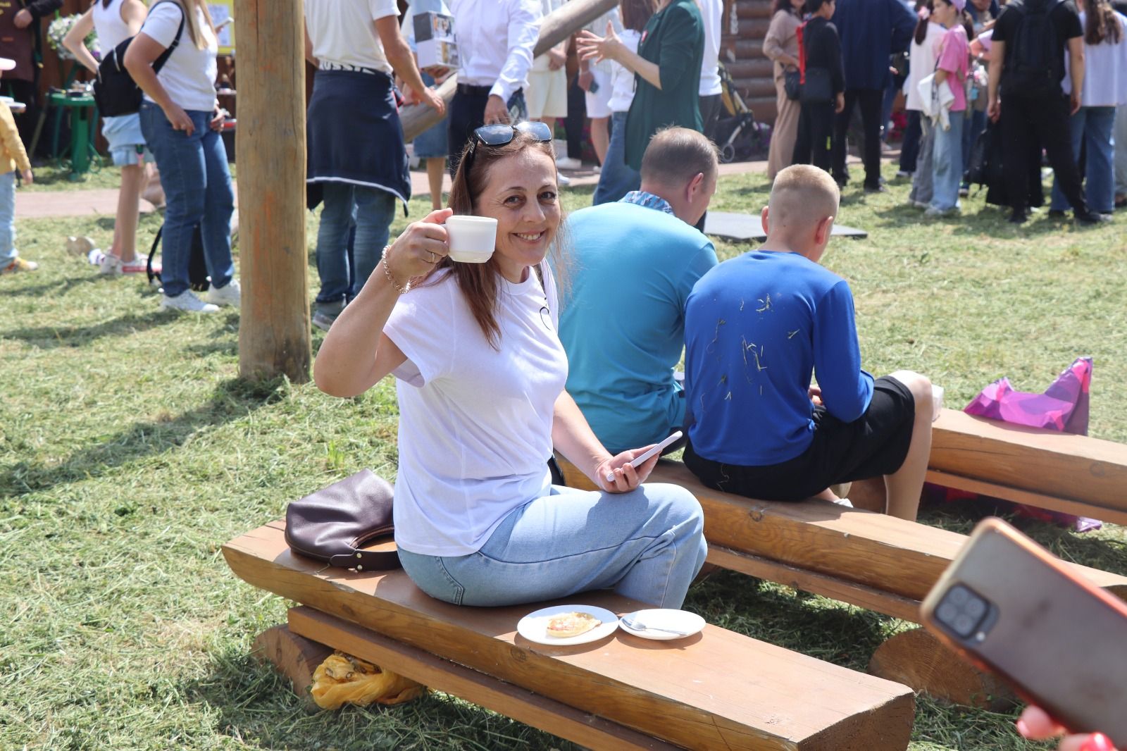 Нурлатское подворье на казанском Сабантуе посетил Раис Татарстана (+ фоторепортаж)