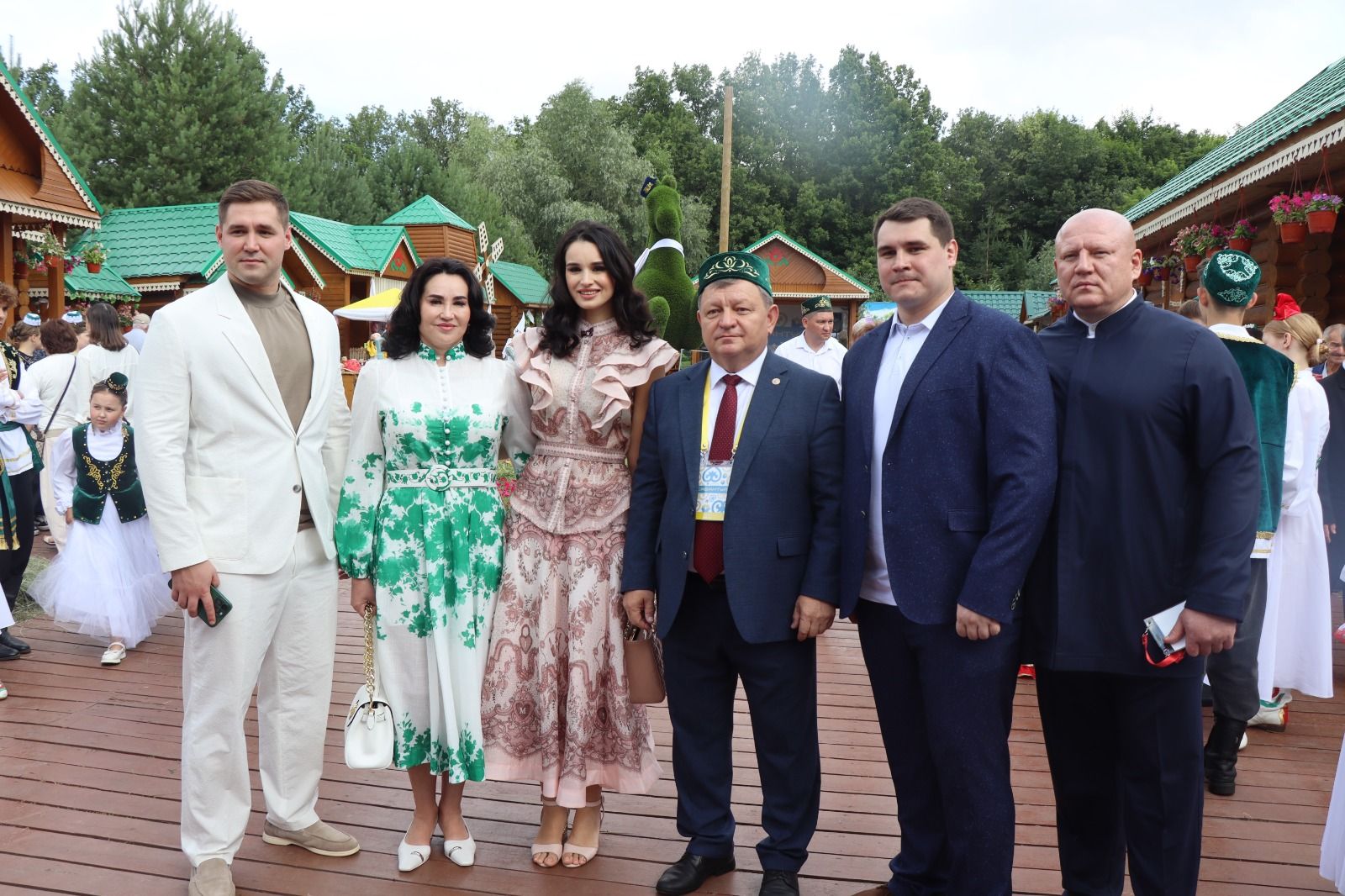 Нурлатское подворье на казанском Сабантуе посетил Раис Татарстана (+ фоторепортаж)