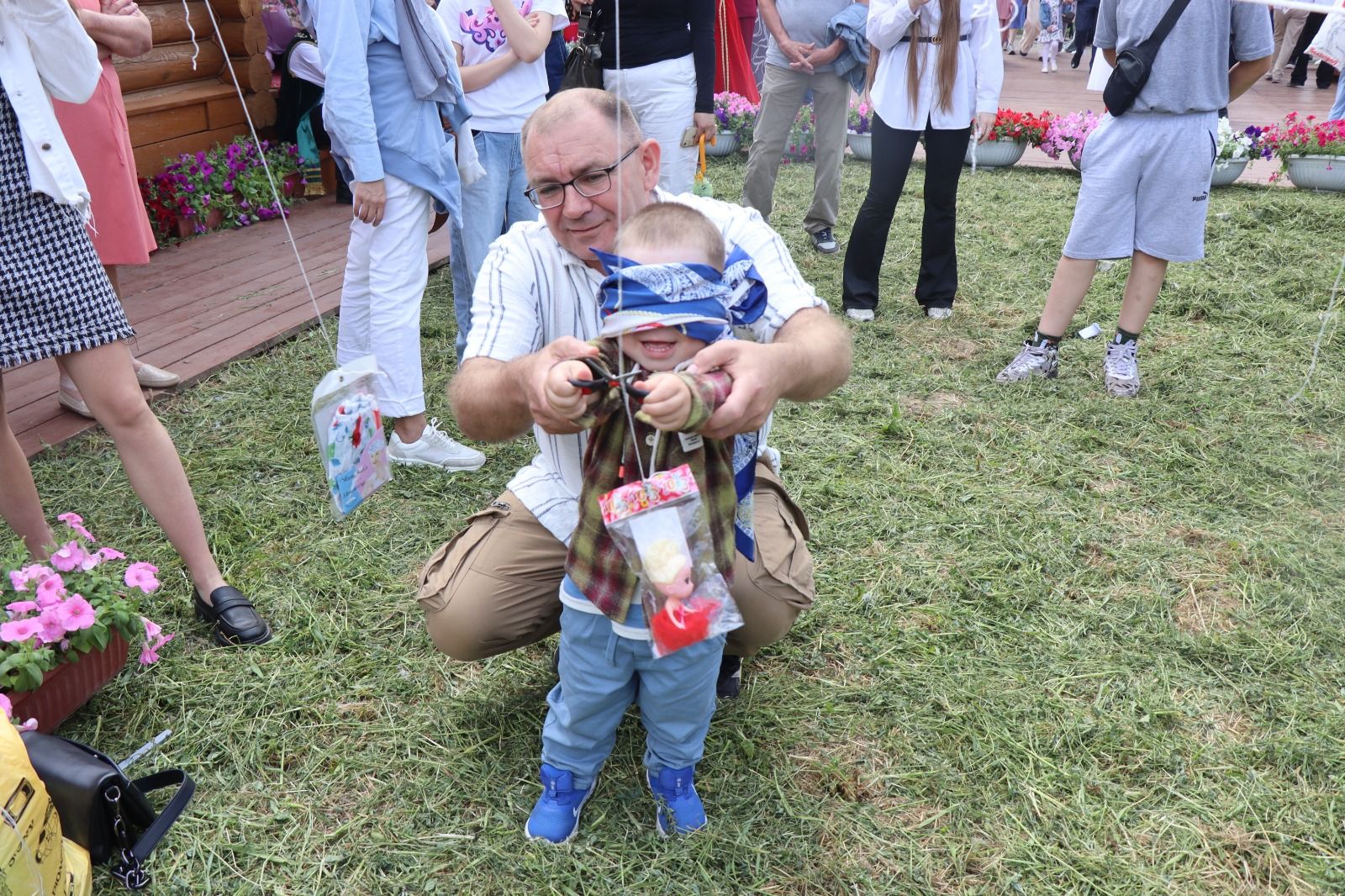 Нурлатское подворье на казанском Сабантуе посетил Раис Татарстана (+ фоторепортаж)