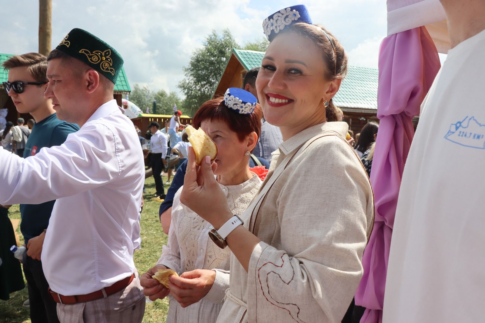Нурлатское подворье на казанском Сабантуе посетил Раис Татарстана (+ фоторепортаж)