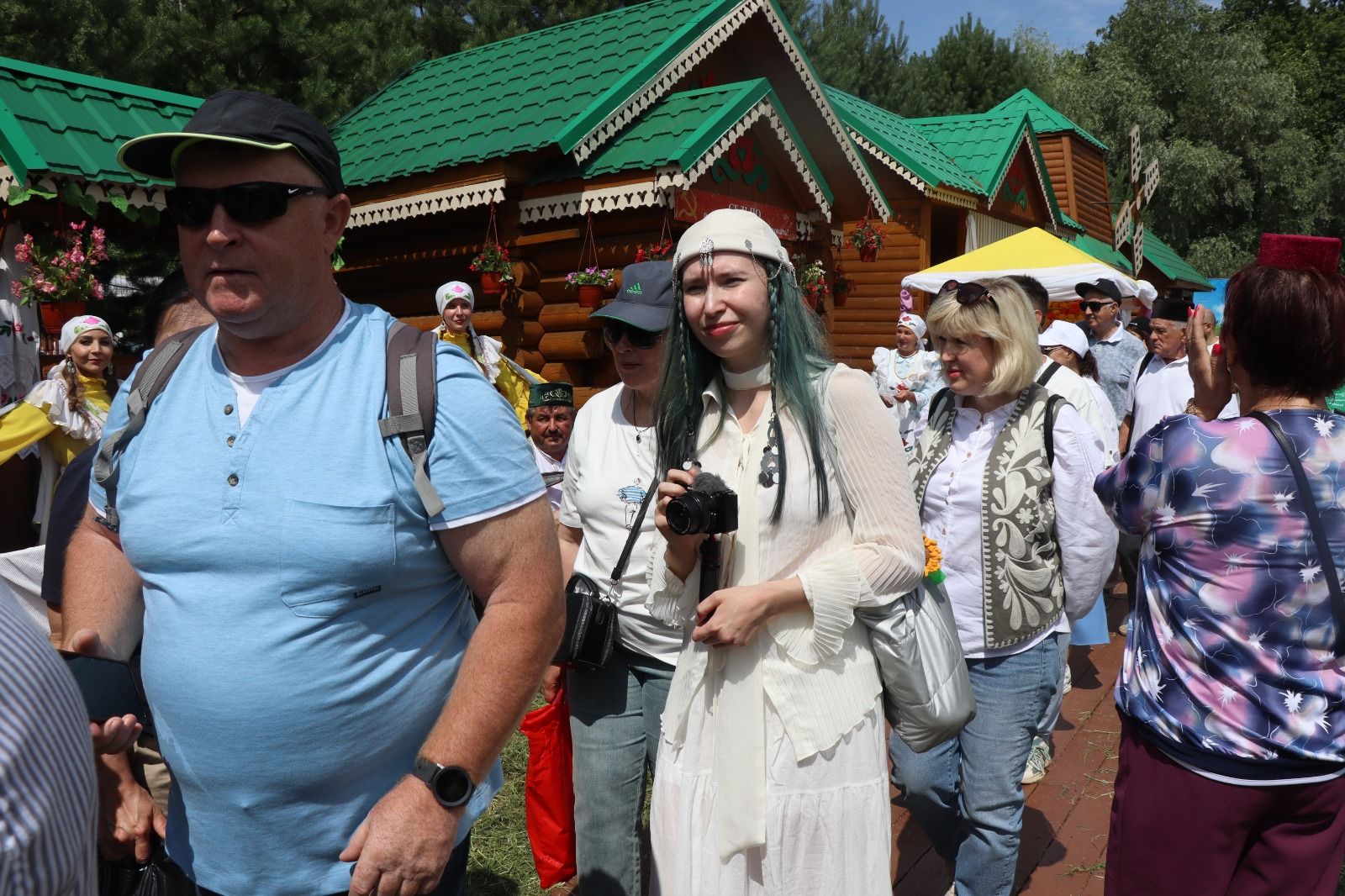 Нурлатское подворье на казанском Сабантуе посетил Раис Татарстана (+ фоторепортаж)