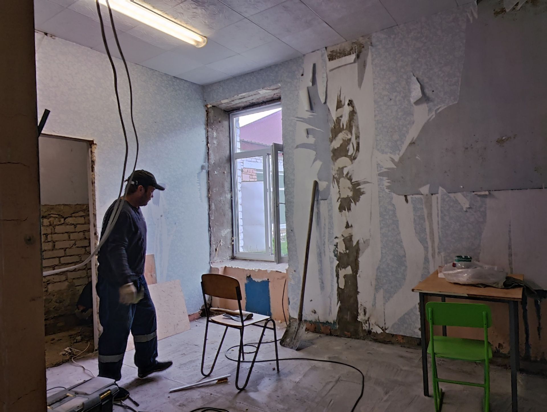 В Старо-Челнинской школе Нурлатского района модернизируют пищеблок