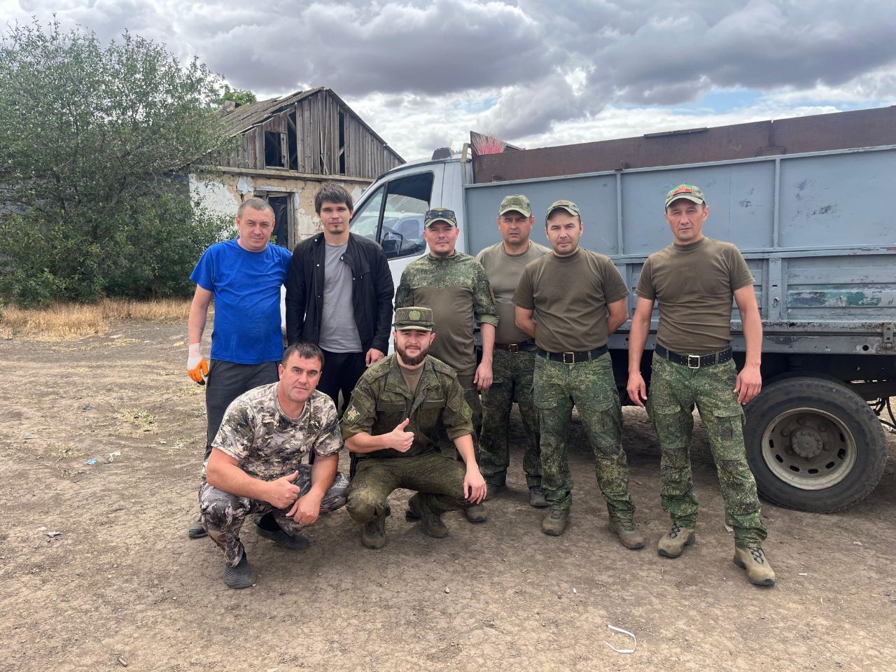 Нурлатское «Боевое Братство» доставило 35 тонн гуманитарной помощи на передовую