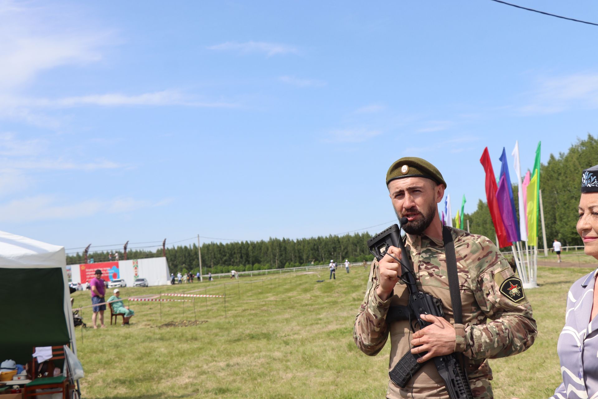 «Тропа мужества» и трофеи СВО: патриотическая площадка фонда «Все для Победы Нурлат» стала центром притяжения на Сабантуе